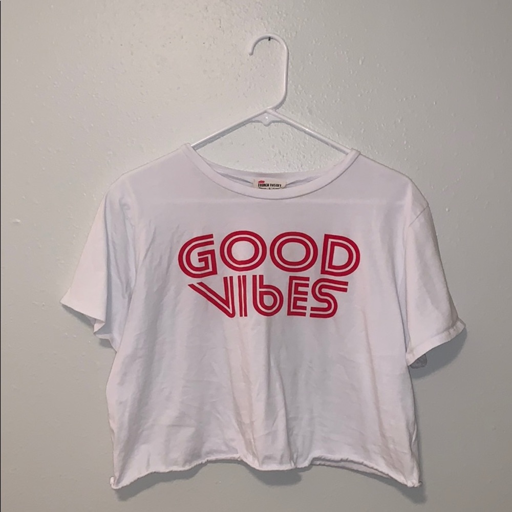 French Pastry cropped t-shirt